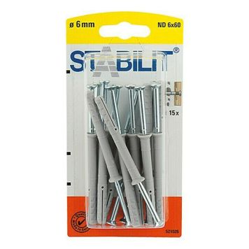 Naeltüübel 6 x 60 mm