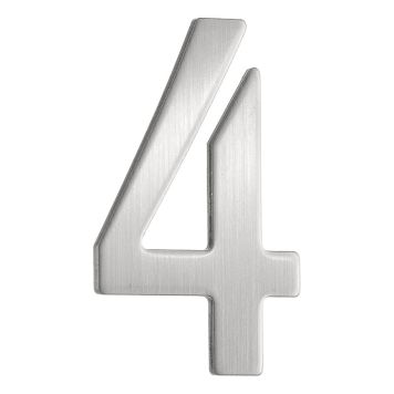 Postkasti number Beslagsboden 4 harjatud roostevaba teras