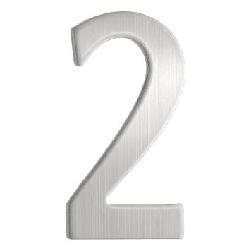 Postkasti number Beslagsboden 2 harjatud roostevaba teras