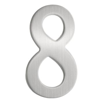 Postkasti number Beslagsboden 8 harjatud roostevaba teras