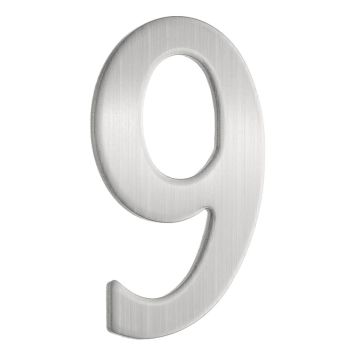 Postkasti number Beslagsboden 9 harjatud roostevaba teras