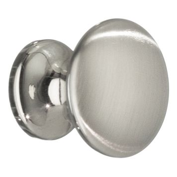 Mööblinupp Beslagsboden Tradition ø 24 mm harjatud nikkel