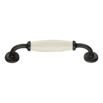 Käepide Beslagsboden Tradition 152 mm must/valge