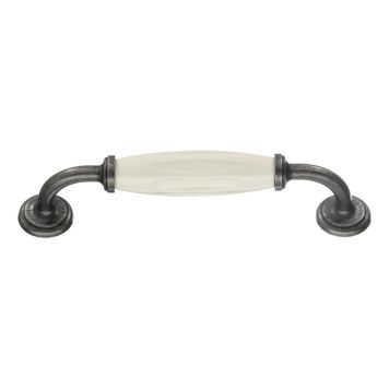 Käepide Beslagsboden Tradition 152 mm tinatatud/valge