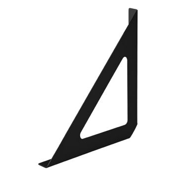 Riiulikandur Tri must 240 x 240 x 18 mm