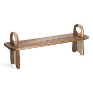 Serveerimisalus jalgadel Zeller acacia 59 x 16 x 22 cm