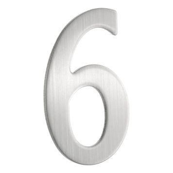 Postkasti number Beslagsboden 6 harjatud roostevaba teras