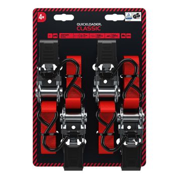 Koormarihm Quickloader 500 kg 25 mm 4 m 4 tk