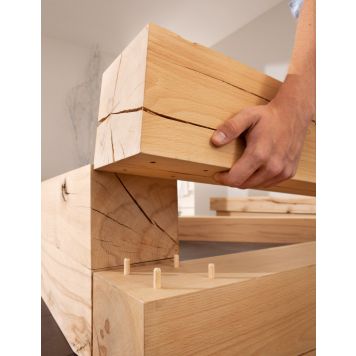 Täispuidust element Massiv Blox pöök, 15 x 15 cm