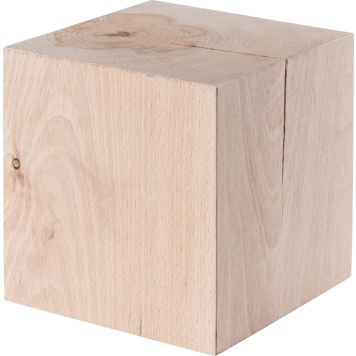 Täispuidust plokk Massiv Blox Cube 15 x15 x15 cm