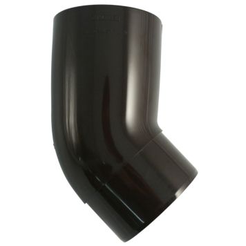 Torupõlv 45° 75 mm pruun