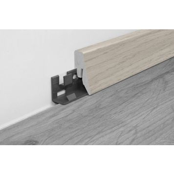 Põrandaliist Logoclic Tamm Narvik, MDF 19 x 40 x 2600 mm