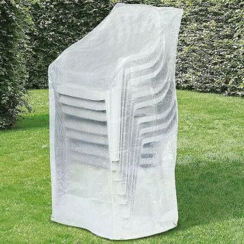 Aiamööbli kate virnastatavatele toolidele