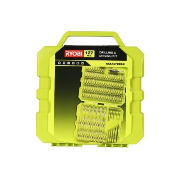 Puuride ja otsikute komplekt Ryobi RAK127DDSD 127-osaline