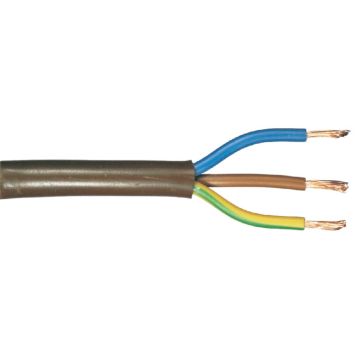 Paigalduskaabel Kabelexpress H03VV-F3G1,5 mm² pruun