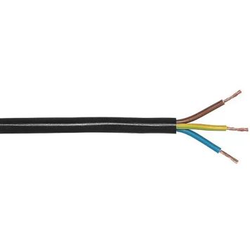 Kummikaabel Kabelexpress H03VV-F3x0,75 mm² must 10 m