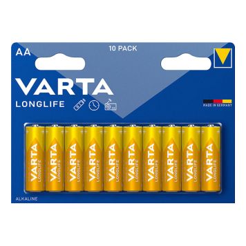 Patareid Varta Longlife AA 10 tk
