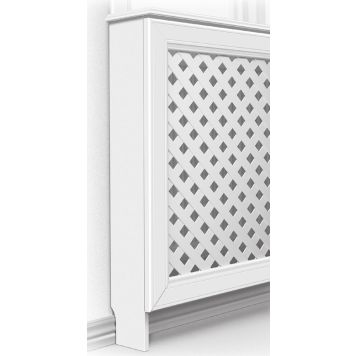 Radiaatori kaitse otsapaneel Lundbergs valge