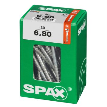 Peitpeakruvi Spax 6 x 80 mm
