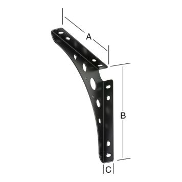 Riiulikandur 300 x 300 m must