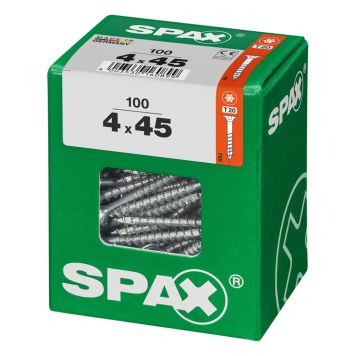 Peitpeakruvi Spax 4 x 45 mm