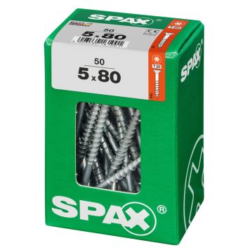Peitpeakruvi Spax 5 x 80 mm