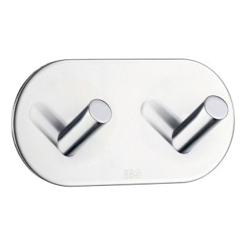 Nagi BK1091 läikiv roostevaba teras kahe konksuga