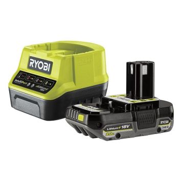 Aku ja laadija Ryobi One+ RC18120-120C, 18 V 2 Ah