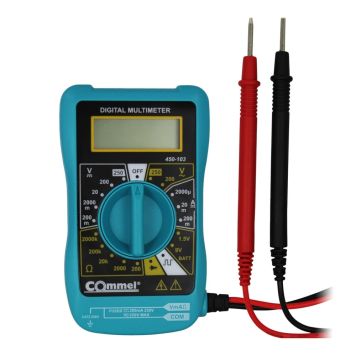 Digitaalne multimeeter Commel LCD-ekraaniga