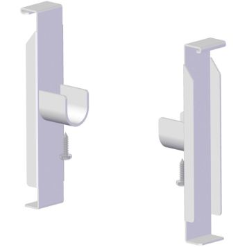 Riidepuu toru kandur Lundbergs 2 tk valge