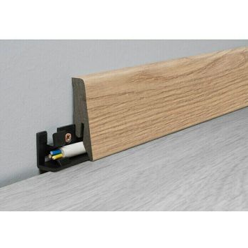 Põrandaliist Logoclic Soft Oak 18 x 58 x 2600 mm