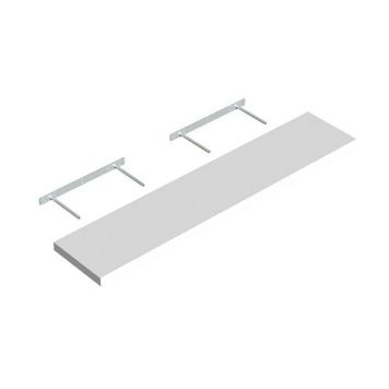 Seinariiul Regalux XL4 valge 118 x 24 x 3,8 cm