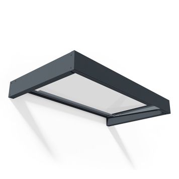 Varikatus Canopia Sofia läbipaistev/tumehall 1600 mm