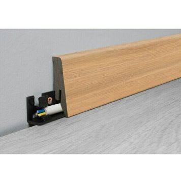 Põrandaliist Logoclic Sunset Oak 18 x 58 x 2600 mm