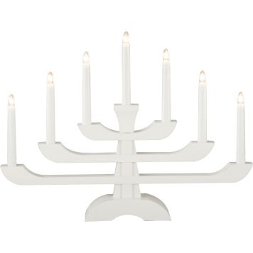 Advendiküünal Konstsmide Retro 7-osaline, valge