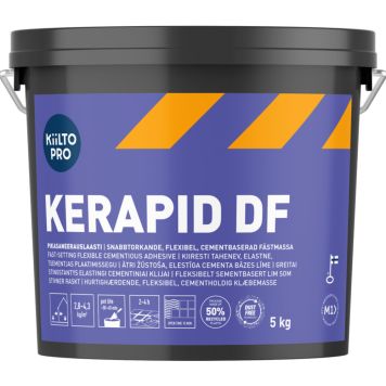 Elastne kiirplaatimissegu Kiilto Pro Kerapid DF 5 kg