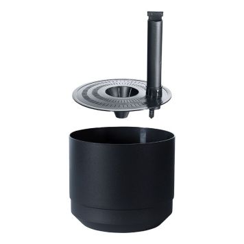 Lillepott Pauliina Ø 25 cm, must