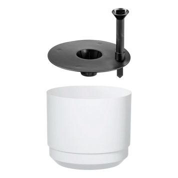 Lillepott Orthex Pauliina Ø 14 cm, valge