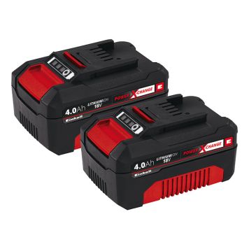 Akude komplekt Einhell Power X-Change Twinpack 18 V 2 x 4,0 Ah Li