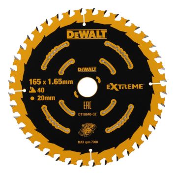 Saeketas DeWalt 165 x 1,65 x 20 mm