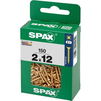 Peitpeakruvi Spax 2 x 12 mm