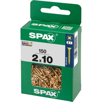 Peitpeakruvi Spax 2 x 10 mm