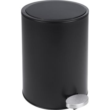 Pedaaliga prügikast Camargue Luba 3 l Must