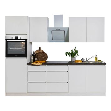 Köögikomplekt Respekta Premium 2,7 m valge matt