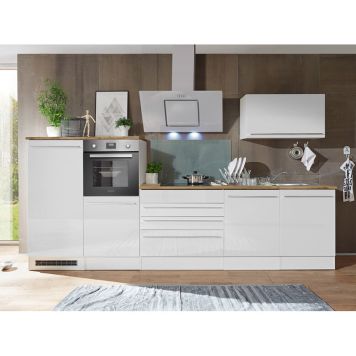 Köögikomplekt Respekta Amanda Premium 3,2 m, valge, keraamiline pliit