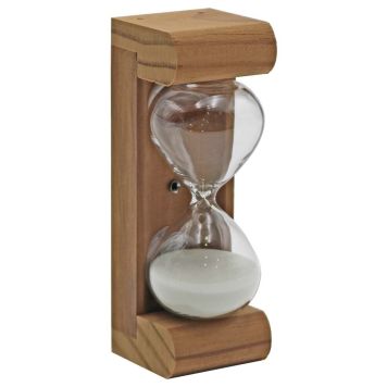 Saunia liivakell 15 min kuumtöödeldud puit / valge liiv 11 × 3,5 cm