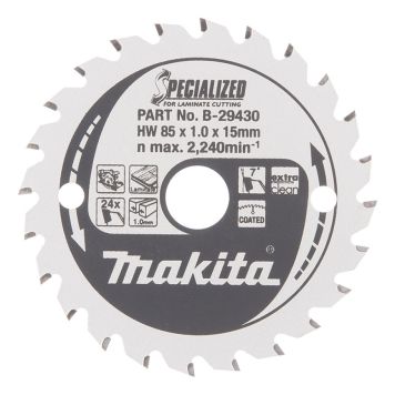 Saeketas Makita 85 x 15 mm 24 T laminaadile