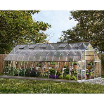 Kasvuhoone Palram-Canopia Balance 21,5 m², hõbedane