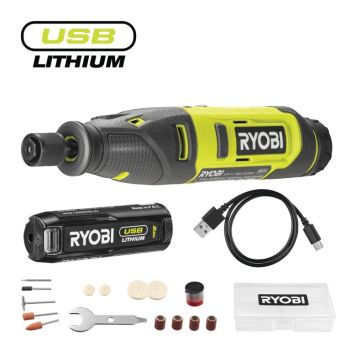 Universaalfrees Ryobi USB Lithium RRT4-120GA15