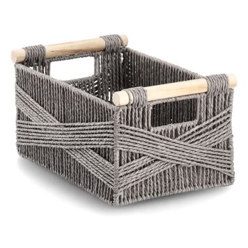 Säilituskorv Zeller 33 x 22 x 16 cm, hall